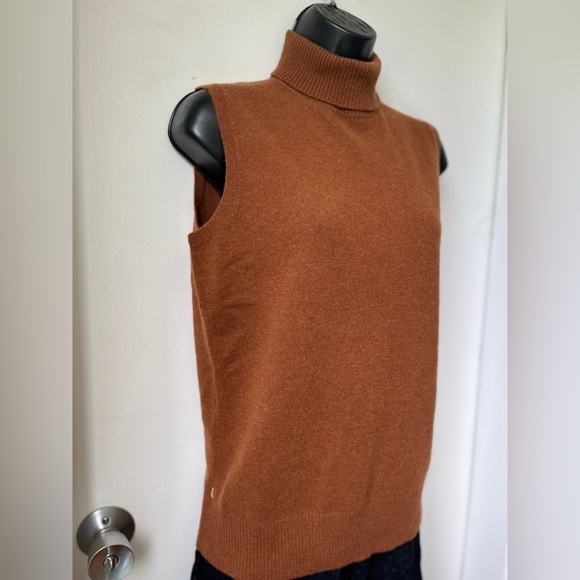 Lafayette 148 New York Cashmere Turtleneck top size M - Picture 2 of 12